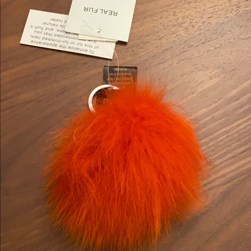 Fur keychain